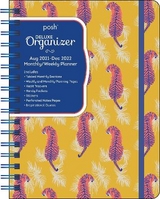 Posh: Deluxe Organizer (Paisley Tiger) 17-Month 2021-2022 Monthly/Weekly Planner Calendar - Andrews McMeel Publishing