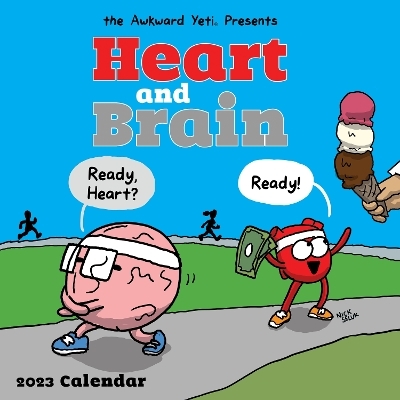 Heart and Brain 2023 Wall Calendar - Nick Seluk