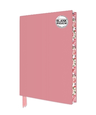 Baby Pink Blank Artisan Notebook (Flame Tree Journals) - 