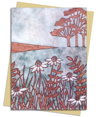 Janine Partington: Copper Foil Meadow Scene Greeting Card Pack - 