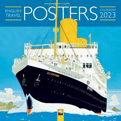 English Travel Posters Wall Calendar 2023 (Art Calendar) - 