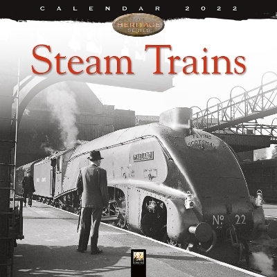 Steam Trains Heritage Wall Calendar 2022 (Art Calendar) - 