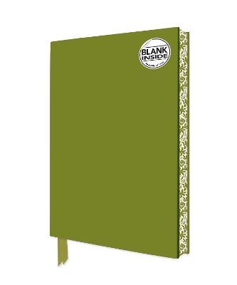 Sage Green Blank Artisan Notebook (Flame Tree Journals) - 