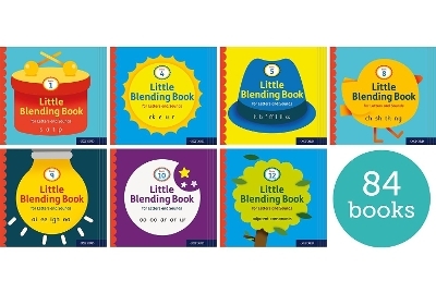 Little Blending Books for Letters and Sounds: Pack of 84