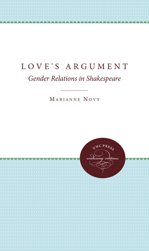 Love's Argument - Marianne Novy