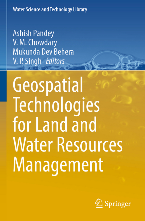 Geospatial Technologies for Land and Water Resources Management - 