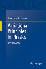 Variational Principles in Physics - Basdevant, Jean-Louis