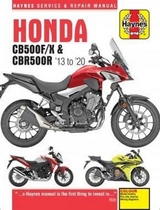 Honda CB500F/X & CBR500R update (13 -20) - Coombs, Matthew