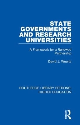 State Governments and Research Universities - David Weerts