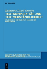 Textkomplexität und Textverständlichkeit - Katharina Dziuk Lameira