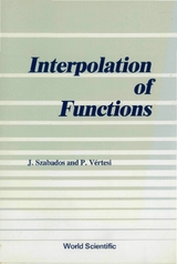 INTERPOLATION OF FUNCTIONS    (B/H) - J Szabados, Peter Vertesi