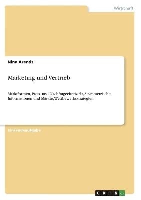 Marketing und Vertrieb - Nina Arends