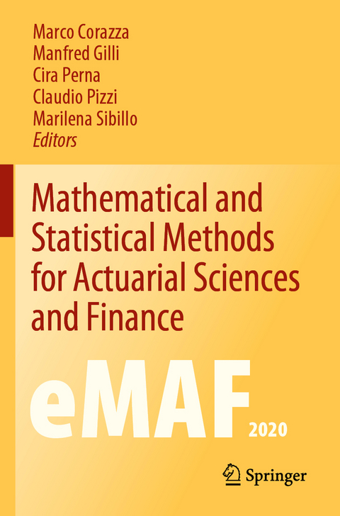 Mathematical and Statistical Methods for Actuarial Sciences and Finance - 