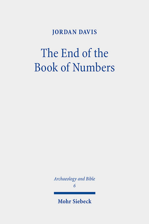 The End of the Book of Numbers - Jordan Davis