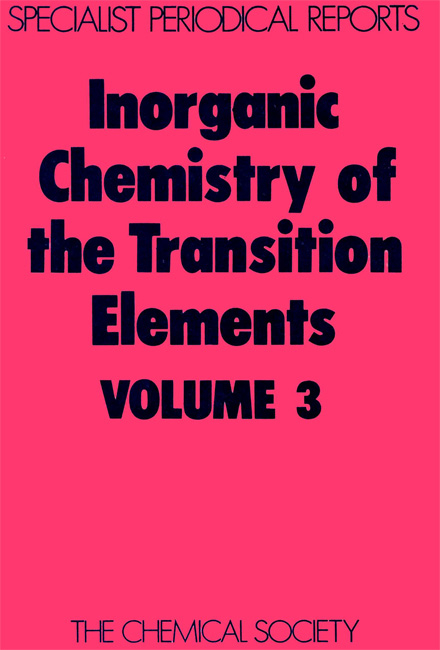 Inorganic Chemistry of the Transition Elements - 