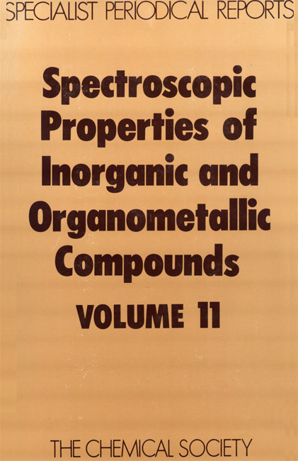 Spectroscopic Properties of Inorganic and Organometallic Compounds - 