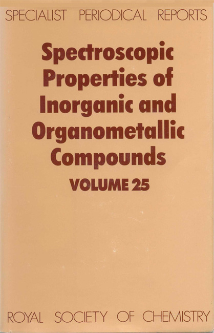 Spectroscopic Properties of Inorganic and Organometallic Compounds - 