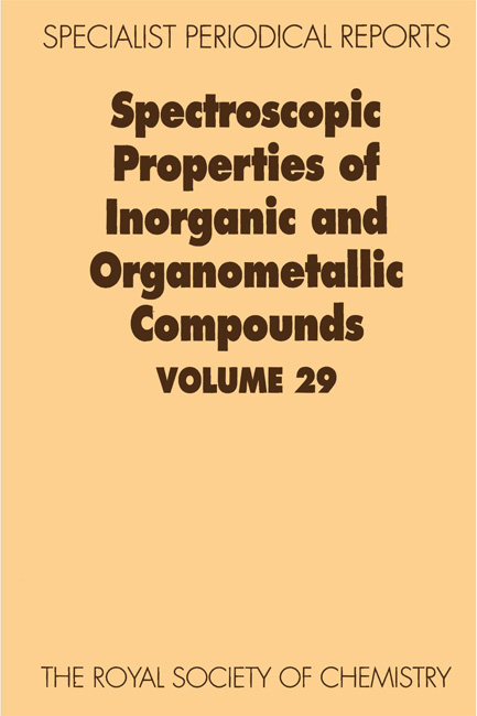 Spectroscopic Properties of Inorganic and Organometallic Compounds - 