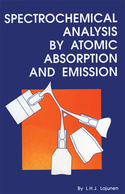 Spectrochemical Analysis by Atomic Absorption and Emission - Finland) Lajunen L H J (University of Oulu