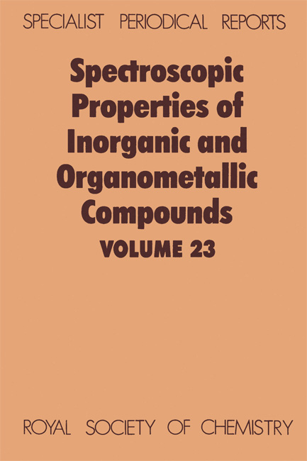 Spectroscopic Properties of Inorganic and Organometallic Compounds - 