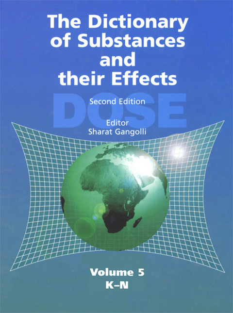 The Dictionary of Substances and their Effects (DOSE) - 