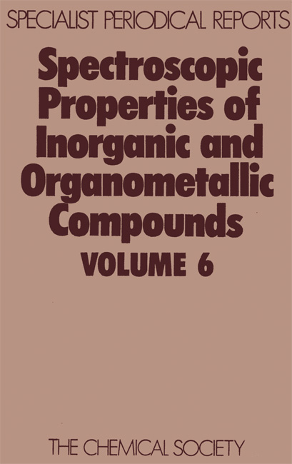 Spectroscopic Properties of Inorganic and Organometallic Compounds - 