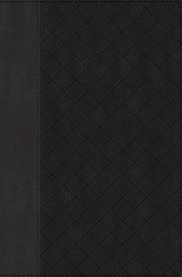 NIV, Thinline Bible, Compact, Leathersoft, Black/Gray, Red Letter, Comfort Print -  Zondervan