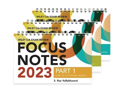 Wiley CIA 2023 Focus Notes: Complete Set -  Wiley