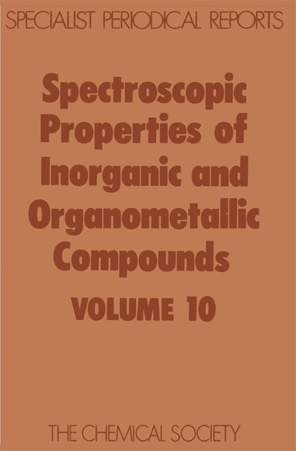 Spectroscopic Properties of Inorganic and Organometallic Compounds - 