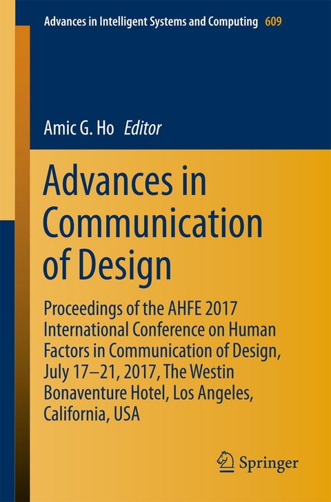 Advances in Communication of Design - 