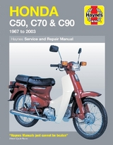 Honda C50, C70 & C90 (67 - 03) Haynes Repair Manual - Churchill, Jeremy