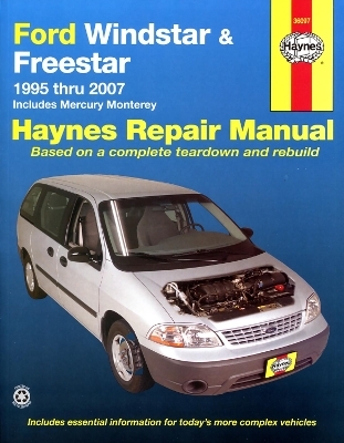 Ford Windstar (1995-2003) & Freestar & Mercury Monterey (2004-2007) Haynes Repair Manual (USA) -  Haynes Publishing