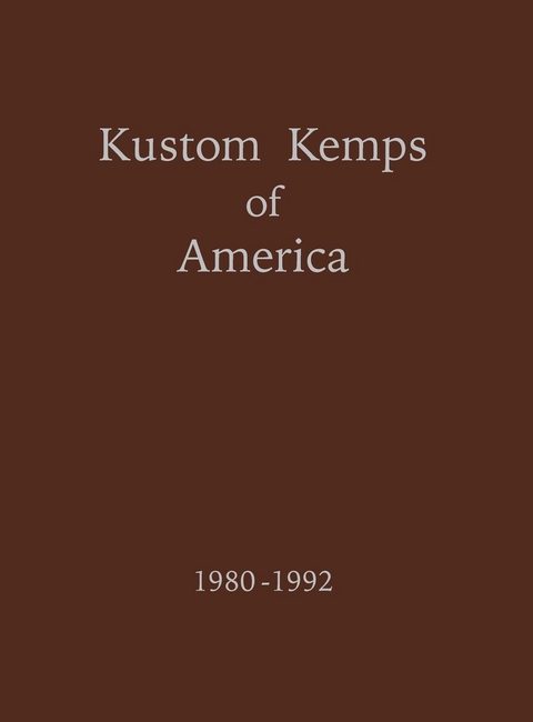 Kustom Kemps of America -  Jerry Titus