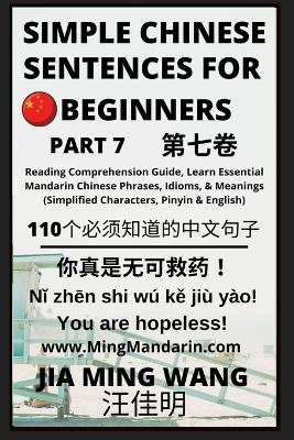 Simple Chinese Sentences for Beginners (Part 7) - Idioms and Phrases for Beginners (HSK All Levels) - Jia Ming Wang