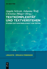 Textkomplexität und Textverstehen - 