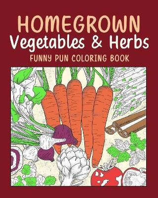 Homegrown Vegetables Herbs Coloring Book -  Paperland