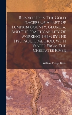 Report Upon The Gold Placers Of A Part Of Lumpkin County, Georgia, And The Practicability Of Working Them By The Hydraulic Method, With Water From The Chestatee River - William Phipps Blake