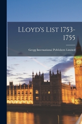 LLoyd's List 1753-1755 - 