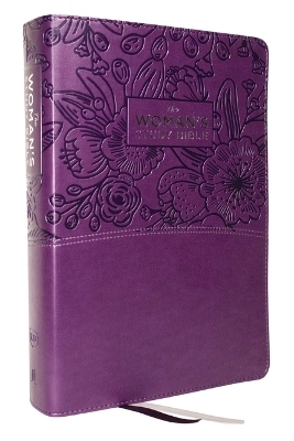 KJV, The Woman's Study Bible, Purple Leathersoft, Red Letter, Full-Color Edition, Comfort Print (Thumb Indexed)