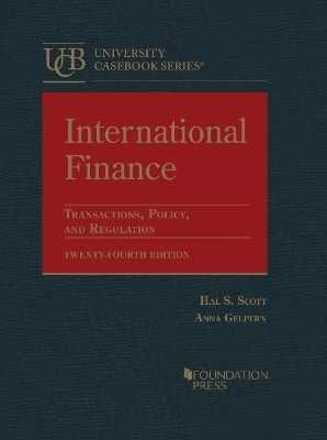 International Finance - Hal S. Scott, Anna Gelpern