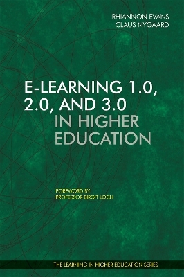 E-learning 1.0, 2.0, and 3.0 in Higher Education - 