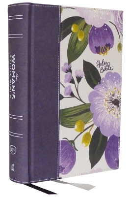 KJV, The Woman's Study Bible, Purple Floral Cloth over Board, Red Letter, Full-Color Edition, Comfort Print (Thumb Indexed)