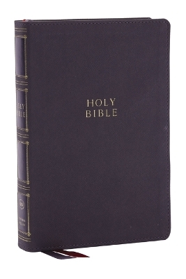 KJV Holy Bible: Compact Bible with 43,000 Center-Column Cross References, Gray Leathersoft, Red Letter, Comfort Print (Thumb Indexing): King James Version -  Thomas Nelson