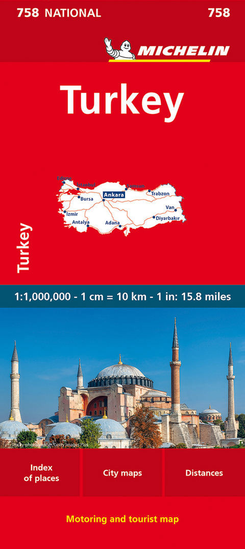 Turkey - Michelin National Map 758 -  Michelin