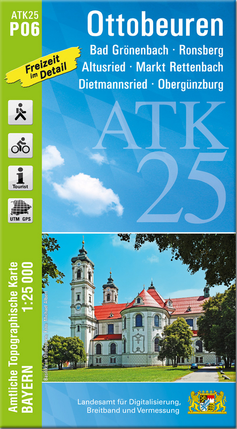 ATK25-P06 Ottobeuren (Amtliche Topographische Karte 1:25000)