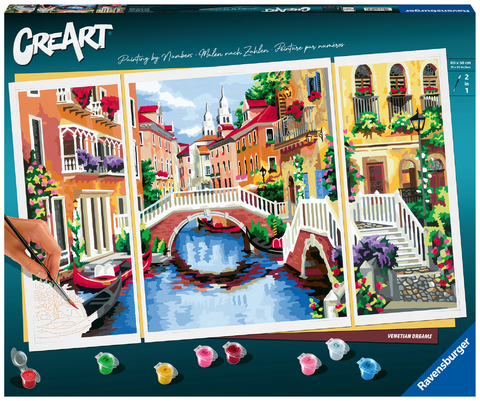 Ravensburger CreArt - Malen nach Zahlen 20135 – Venezianische Träume – ab 14 Jahren