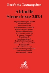 Aktuelle Steuertexte 2023