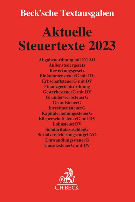 Aktuelle Steuertexte 2023