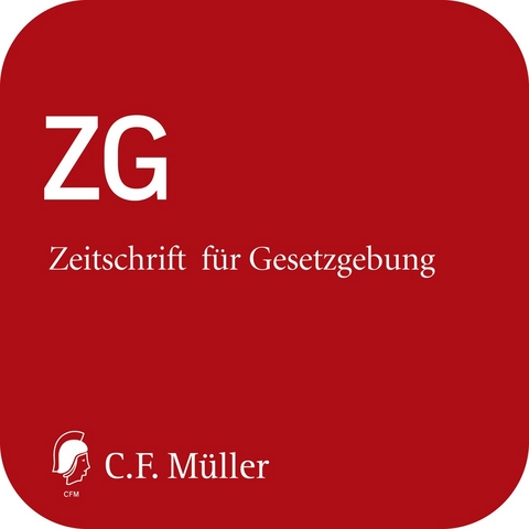 ZG - Zeitschrift für Gesetzgebung online - 