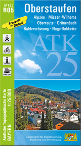 ATK25-R05 Oberstaufen (Amtliche Topographische Karte 1:25000) - 